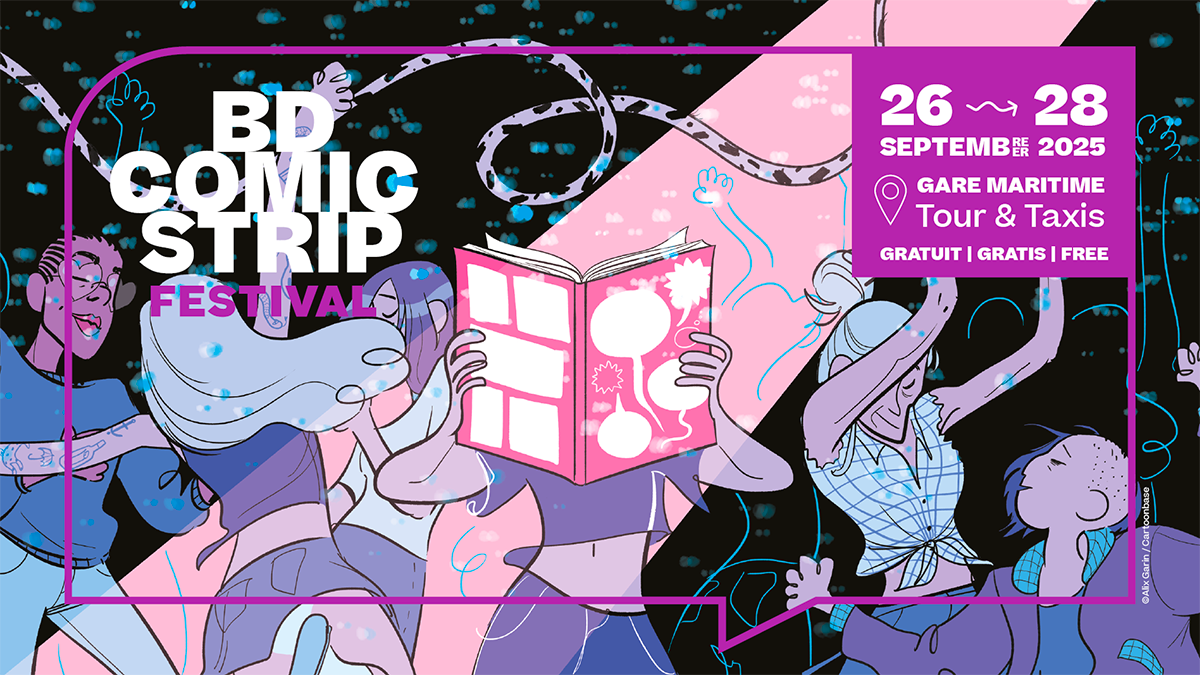 Steinkis au Festival BD Comic Strip à Bruxelles ! 