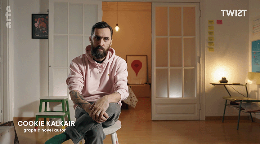 Cookie Kalkair témoigne sur Arte